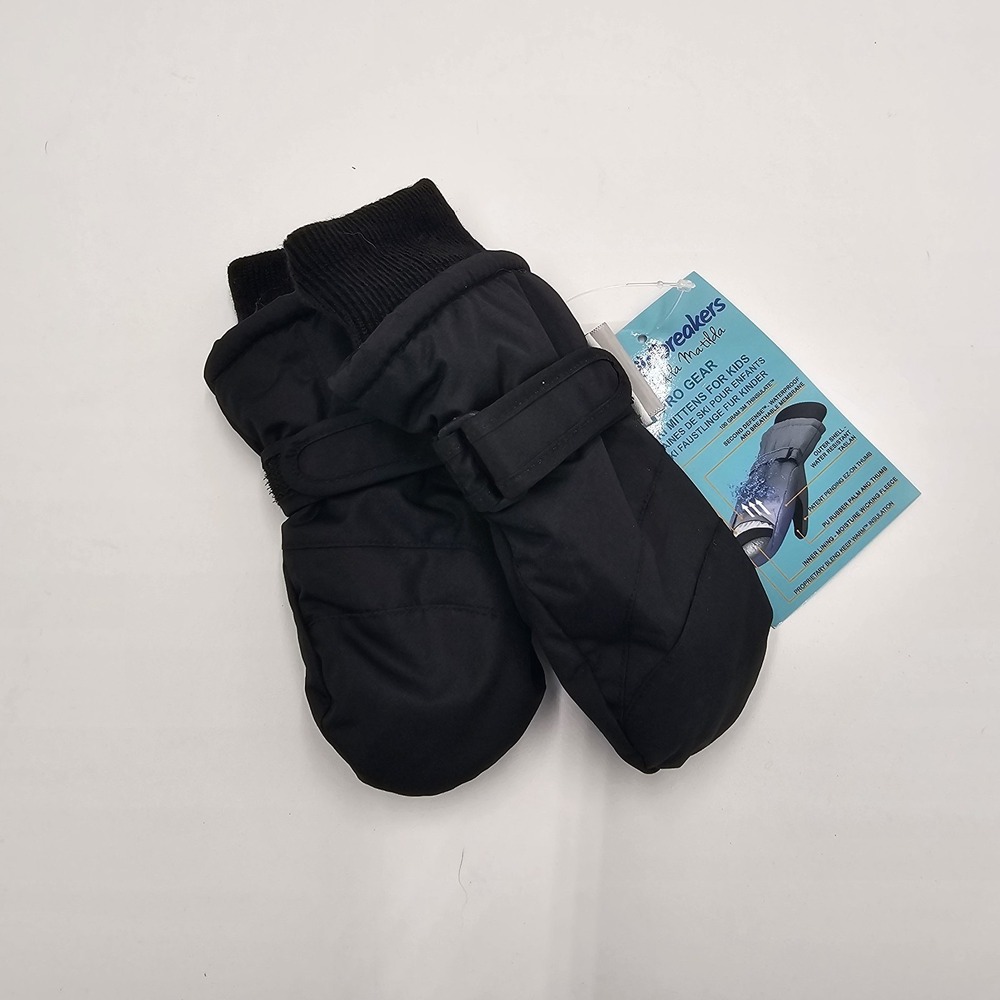 Wildbreakers by Zelda Matilda Pro Gear Kids Ski Mittens Black‎ Waterproof... - Picture 3 of 5